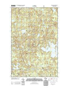 Perent Lake Minnesota Historical topographic map, 1:24000 scale, 7.5 X 7.5 Minute, Year 2013