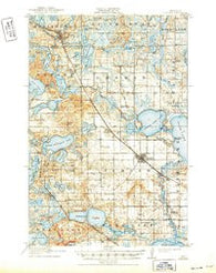 Perham Minnesota Historical topographic map, 1:62500 scale, 15 X 15 Minute, Year 1915