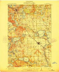 Perham Minnesota Historical topographic map, 1:62500 scale, 15 X 15 Minute, Year 1915