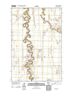 Perley Minnesota Historical topographic map, 1:24000 scale, 7.5 X 7.5 Minute, Year 2013