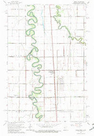 Perley Minnesota Historical topographic map, 1:24000 scale, 7.5 X 7.5 Minute, Year 1963