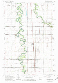 Perley Minnesota Historical topographic map, 1:24000 scale, 7.5 X 7.5 Minute, Year 1963