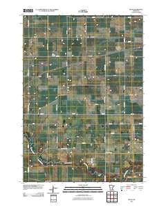 Perth Minnesota Historical topographic map, 1:24000 scale, 7.5 X 7.5 Minute, Year 2010