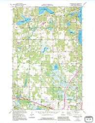 Peterson Lake Minnesota Historical topographic map, 1:24000 scale, 7.5 X 7.5 Minute, Year 1972