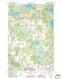 Peterson Lake Minnesota Historical topographic map, 1:24000 scale, 7.5 X 7.5 Minute, Year 1972