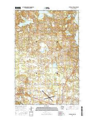 Peterson Lake Minnesota Current topographic map, 1:24000 scale, 7.5 X 7.5 Minute, Year 2016