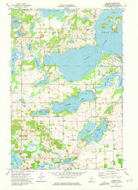 Phelps Minnesota Historical topographic map, 1:24000 scale, 7.5 X 7.5 Minute, Year 1973