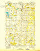 Pierz Minnesota Historical topographic map, 1:62500 scale, 15 X 15 Minute, Year 1950