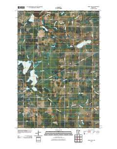 Pierz Lake Minnesota Historical topographic map, 1:24000 scale, 7.5 X 7.5 Minute, Year 2010