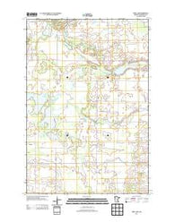 Pierz Lake Minnesota Historical topographic map, 1:24000 scale, 7.5 X 7.5 Minute, Year 2013