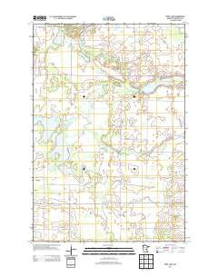 Pierz Lake Minnesota Historical topographic map, 1:24000 scale, 7.5 X 7.5 Minute, Year 2013