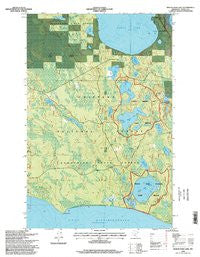 Pigeon Dam Lake Minnesota Historical topographic map, 1:24000 scale, 7.5 X 7.5 Minute, Year 1996