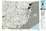 Pigeon Point Minnesota Historical topographic map, 1:100000 scale, 30 X 60 Minute, Year 1985