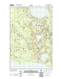 Pigeon Dam Lake Minnesota Historical topographic map, 1:24000 scale, 7.5 X 7.5 Minute, Year 2013