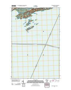 Pigeon Point Minnesota Historical topographic map, 1:24000 scale, 7.5 X 7.5 Minute, Year 2011