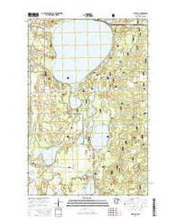 Pike Bay Minnesota Current topographic map, 1:24000 scale, 7.5 X 7.5 Minute, Year 2016