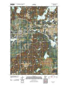 Pillager Minnesota Historical topographic map, 1:24000 scale, 7.5 X 7.5 Minute, Year 2010