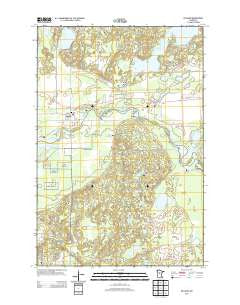 Pillager Minnesota Historical topographic map, 1:24000 scale, 7.5 X 7.5 Minute, Year 2013