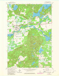 Pillager Minnesota Historical topographic map, 1:24000 scale, 7.5 X 7.5 Minute, Year 1954