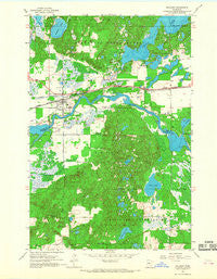 Pillager Minnesota Historical topographic map, 1:24000 scale, 7.5 X 7.5 Minute, Year 1954