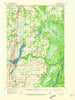 Pine City Minnesota Historical topographic map, 1:62500 scale, 15 X 15 Minute, Year 1961