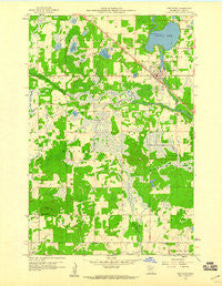 Pine River Minnesota Historical topographic map, 1:24000 scale, 7.5 X 7.5 Minute, Year 1959