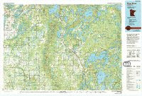 Pine River Minnesota Historical topographic map, 1:100000 scale, 30 X 60 Minute, Year 1976