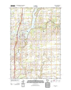 Pine City Minnesota Historical topographic map, 1:24000 scale, 7.5 X 7.5 Minute, Year 2013