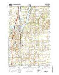 Pine City Minnesota Current topographic map, 1:24000 scale, 7.5 X 7.5 Minute, Year 2016