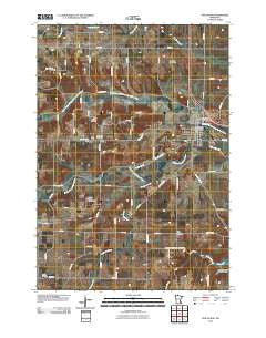 Pine Island Minnesota Historical topographic map, 1:24000 scale, 7.5 X 7.5 Minute, Year 2010