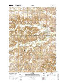 Pine Island Minnesota Current topographic map, 1:24000 scale, 7.5 X 7.5 Minute, Year 2016