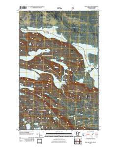 Pine Lake East Minnesota Historical topographic map, 1:24000 scale, 7.5 X 7.5 Minute, Year 2011
