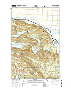Pine Lake East Minnesota Current topographic map, 1:24000 scale, 7.5 X 7.5 Minute, Year 2016