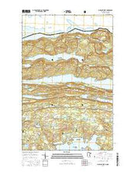 Pine Lake West Minnesota Current topographic map, 1:24000 scale, 7.5 X 7.5 Minute, Year 2016