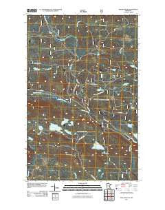 Pine Mountain Minnesota Historical topographic map, 1:24000 scale, 7.5 X 7.5 Minute, Year 2011