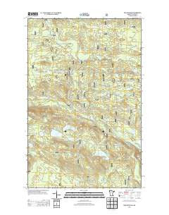 Pine Mountain Minnesota Historical topographic map, 1:24000 scale, 7.5 X 7.5 Minute, Year 2013