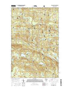 Pine Mountain Minnesota Current topographic map, 1:24000 scale, 7.5 X 7.5 Minute, Year 2016