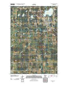 Pine River Minnesota Historical topographic map, 1:24000 scale, 7.5 X 7.5 Minute, Year 2010