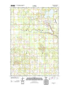 Pine River Minnesota Historical topographic map, 1:24000 scale, 7.5 X 7.5 Minute, Year 2013