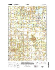 Pine River Minnesota Current topographic map, 1:24000 scale, 7.5 X 7.5 Minute, Year 2016