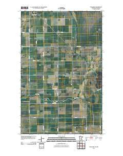 Pinecreek Minnesota Historical topographic map, 1:24000 scale, 7.5 X 7.5 Minute, Year 2010