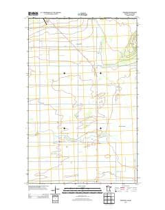 Pinecreek Minnesota Historical topographic map, 1:24000 scale, 7.5 X 7.5 Minute, Year 2013