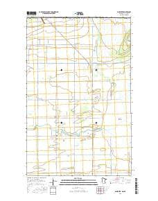 Pinecreek Minnesota Current topographic map, 1:24000 scale, 7.5 X 7.5 Minute, Year 2016