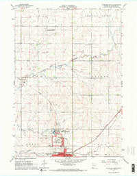 Pipestone North Minnesota Historical topographic map, 1:24000 scale, 7.5 X 7.5 Minute, Year 1967