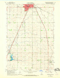Pipestone South Minnesota Historical topographic map, 1:24000 scale, 7.5 X 7.5 Minute, Year 1967