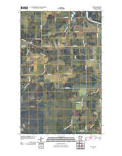 Pitt Minnesota Historical topographic map, 1:24000 scale, 7.5 X 7.5 Minute, Year 2010