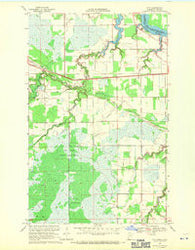 Pitt Minnesota Historical topographic map, 1:24000 scale, 7.5 X 7.5 Minute, Year 1968