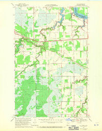 Pitt Minnesota Historical topographic map, 1:24000 scale, 7.5 X 7.5 Minute, Year 1968
