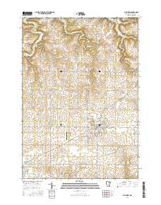Plainview Minnesota Current topographic map, 1:24000 scale, 7.5 X 7.5 Minute, Year 2016