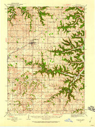 Plainview Minnesota Historical topographic map, 1:62500 scale, 15 X 15 Minute, Year 1934